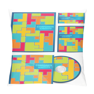 Personality  Vector Colorful Corporate Identity Pillow Covers