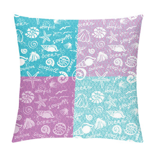 Personality  Fantasy Marine Seamless Pattern Pillow Covers