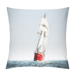 Personality  Red Schooner Pillow Covers