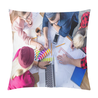 Personality  Designers Working At Project  Pillow Covers