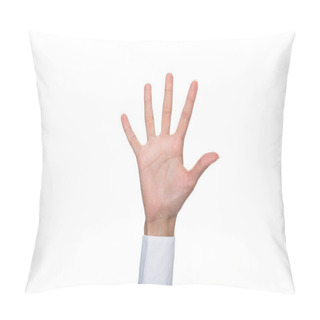 Personality  Person Showing Five Sign  Pillow Covers