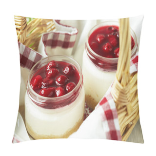 Personality  Cherry Cheesecake Pillow Covers