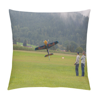 Personality  Model Aircraft Of RedBull In Aerobatics Pillow Covers