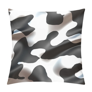 Personality  Cow Silk Pillow Covers