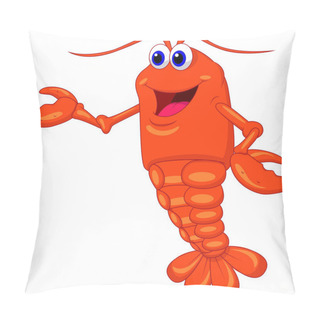 Personality  Cute Lobster Cartoon Pillow Covers