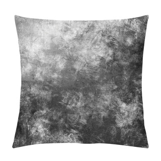 Personality  Grey Paint Grunge Background Pillow Covers