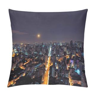 Personality  Aerial View Of Sunset In Sao Paulo City, Brazil. Great Sunset Scene. Fantastic Landscape. Business City. Business Travel. Business Concept. Sunset Collection. Colored Sky. Dusk Sky Scenery. Dusk Scenery. Sunset Collection. Sunset Scenery. Lightning. Pillow Covers