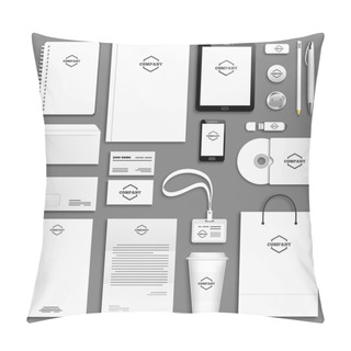 Personality  Corporate Identity Template Set. Pillow Covers