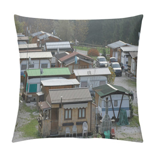 Personality  Gypsies Gypsy Camp On The Outskirts Pillow Covers