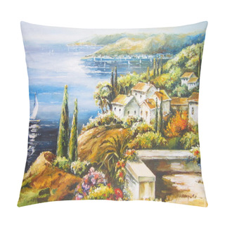 Personality  The Sailing Boat Pillow Covers