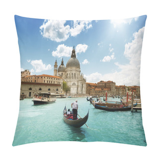 Personality  Grand Canal And Basilica Santa Maria Della Salute, Venice, Italy Pillow Covers