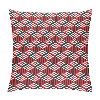 Personality  Seamless Abstract Optical Illusion Pattern Texture Background Wallpaper Pillow Covers