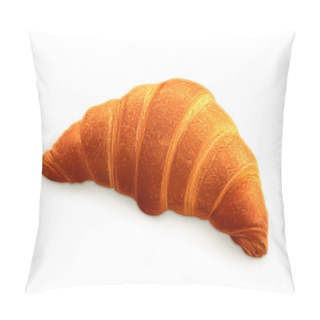 Personality  Croissant, Photo Realistic Vector Illustration Pillow Covers