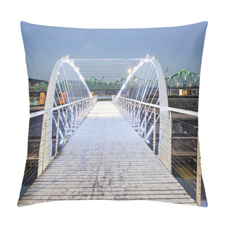 Personality  Footbridge In Wloclawek Pillow Covers