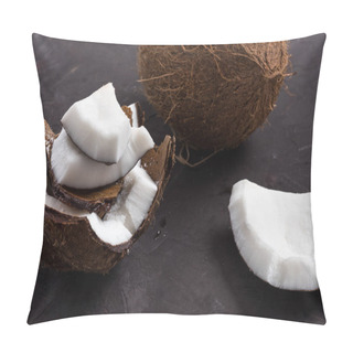 Personality  Pieces Of Ripe Tropical Coconut Pillow Covers