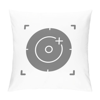 Personality  Search For Drone On Map, City Map Navigation, GPS Map Location Grey Icon. Pillow Covers