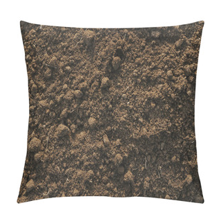 Personality  Close-up Of Fertile Loam For The Background Pillow Covers