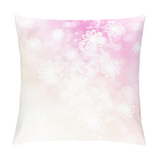 Personality  Blossoms And Bokeh Illustration Pillow Covers