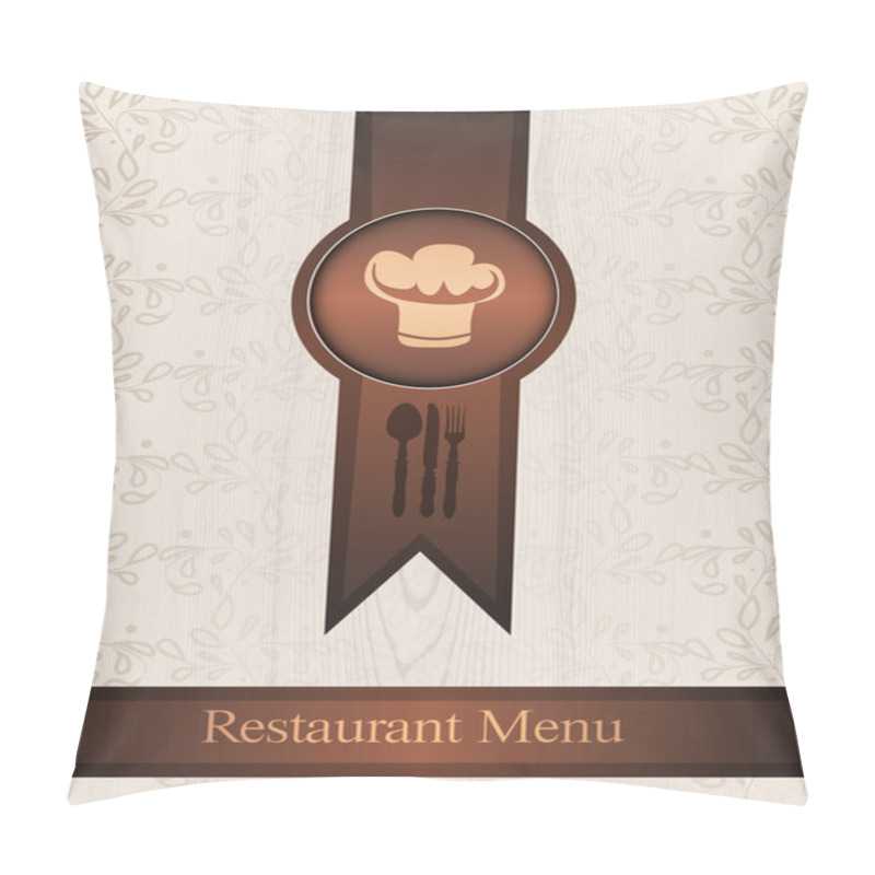 Personality  Vector menu design vector illustration  pillow covers