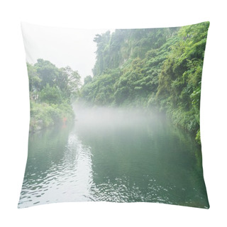 Personality  Garden Park At Cheonjiyeon Waterfalls In Jeju Island Pillow Covers