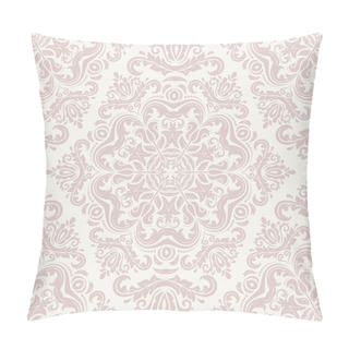 Personality  Damask Seamless Vector Pink Pattern Pillow Covers