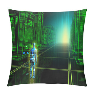 Personality  Digital World Pillow Covers