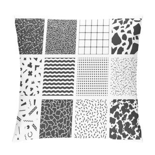 Personality  Collection Of Retro Memphis Patterns Pillow Covers