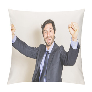 Personality  Sales Man Convincing Customer Pillow Covers