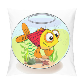 Personality  Fish In Aquarium Pillow Covers