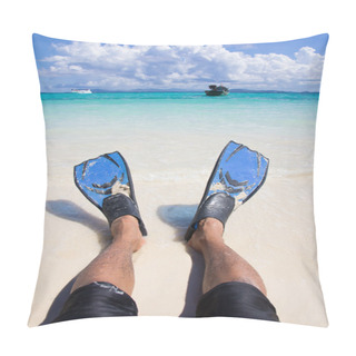 Personality  Snorkelling On Siam Bay, Phuket,Thailand Pillow Covers