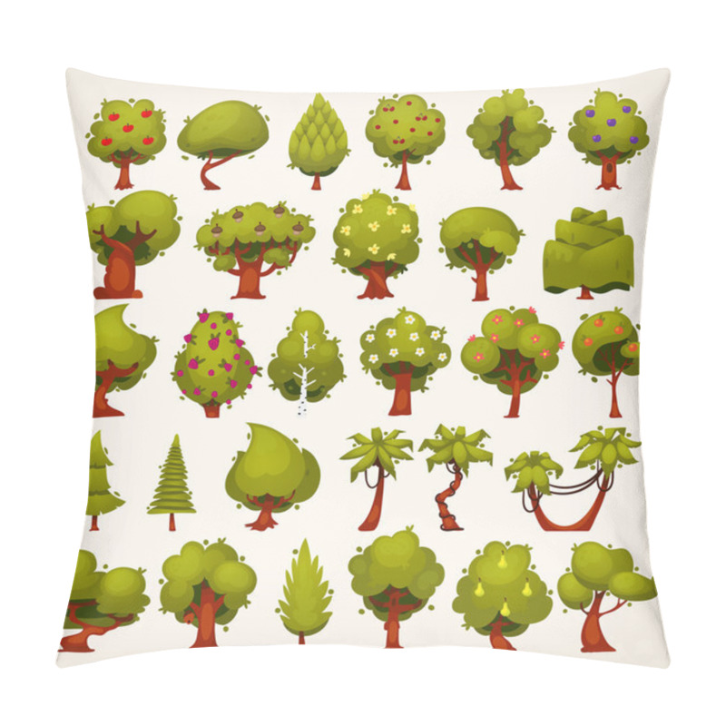 Personality  Set Of Trees Pillow Covers
