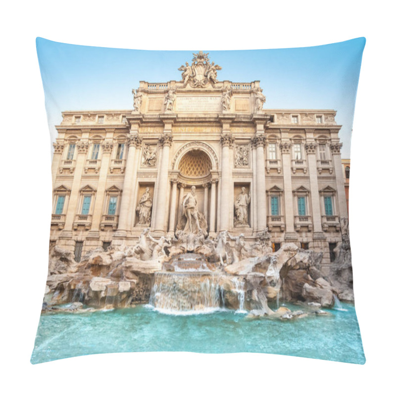 Personality  Trevi Fountain At Sunrise, Rome, Italy Pillow Covers