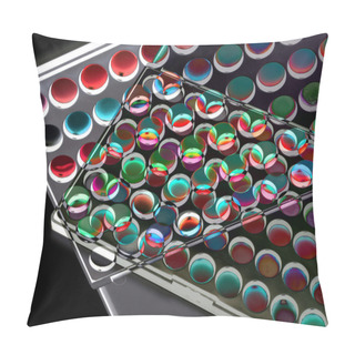 Personality  Multicolour Eyeshadows Palette Pillow Covers