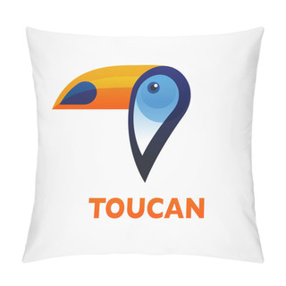 Personality  Tropical Bird, Vector Toucan Pillow Covers
