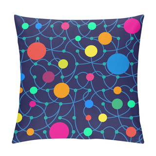 Personality  Abstract Circles Seamless Pattern Pillow Covers