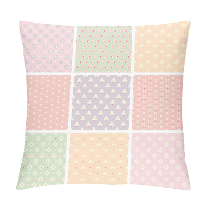 Personality  Set Of Seamless Patterns Pillow Covers