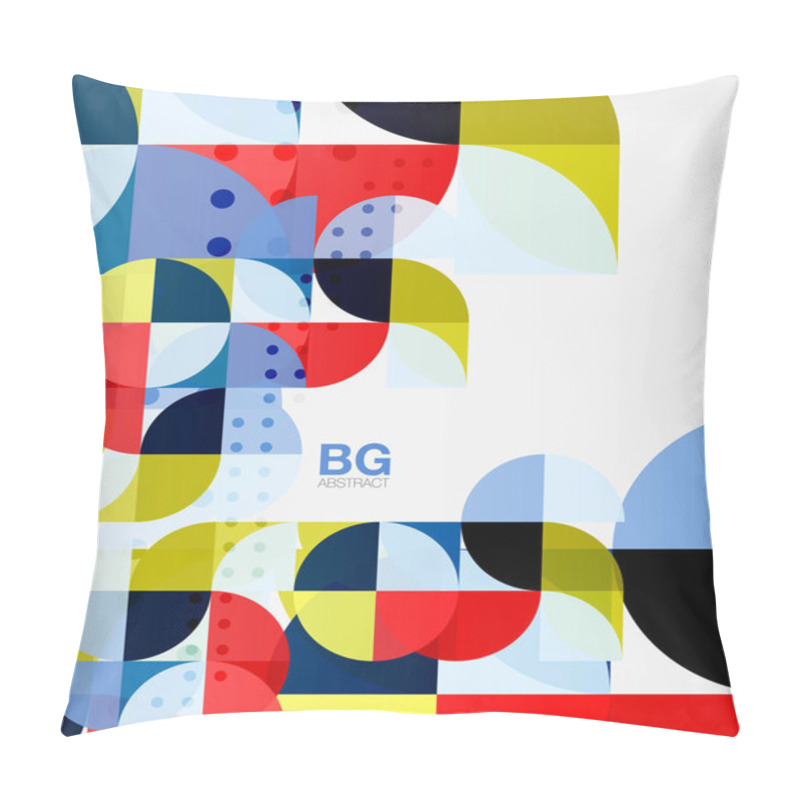 Personality  Colorful Circle Elements Pillow Covers