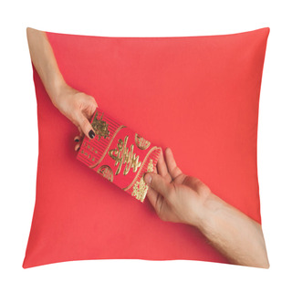 Personality  Chinese New Year Greeting Card Pillow Covers
