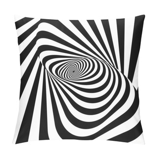 Personality  Abstract Spiral Stripes Background Pillow Covers