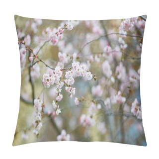 Personality  Branch With Pink Plum Flowers Pillow Covers