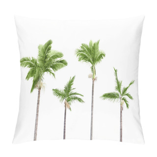 Personality  Plam Trees On White Pillow Covers