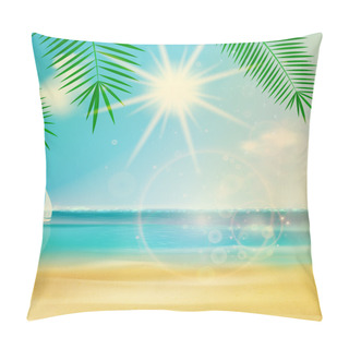 Personality  Vintage Summer Beach Design. Pillow Covers