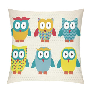 Personality  Birds Icons Pillow Covers