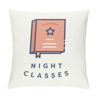 Personality  Vector Icon Of A Book Pillow Covers