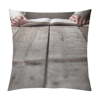 Personality  Woman Reading The Bible Pillow Covers