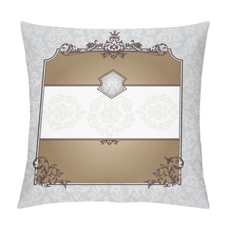 Personality  Royal Ornate Vintage Frame Pillow Covers
