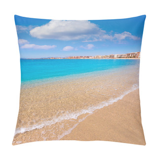Personality  Aguilas Poniente Beach Murcia In Spain Pillow Covers