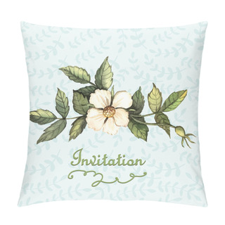 Personality  Floral Invitation Pillow Covers