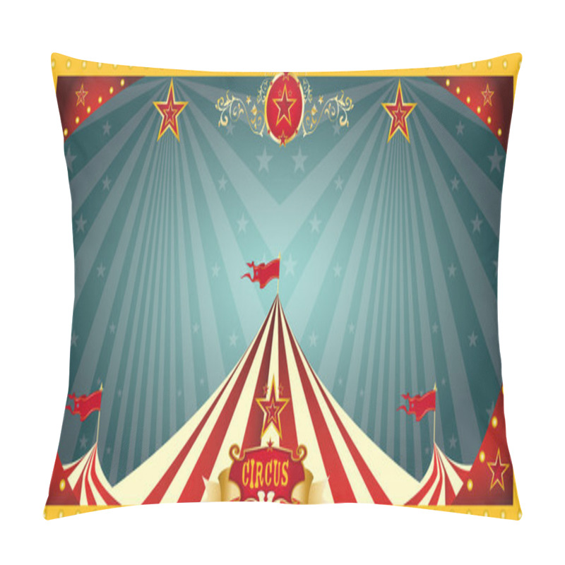 Personality  Fun Circus Banner Pillow Covers