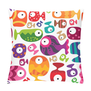 Personality  Tropical Fish Isolated On White Background Pillow Covers